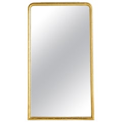 Tall Louis Philippe Style Gilt Mirror