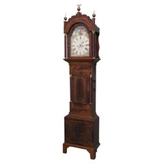 Tall Mahogany Long Case Clock by D Williams of Crickhowell