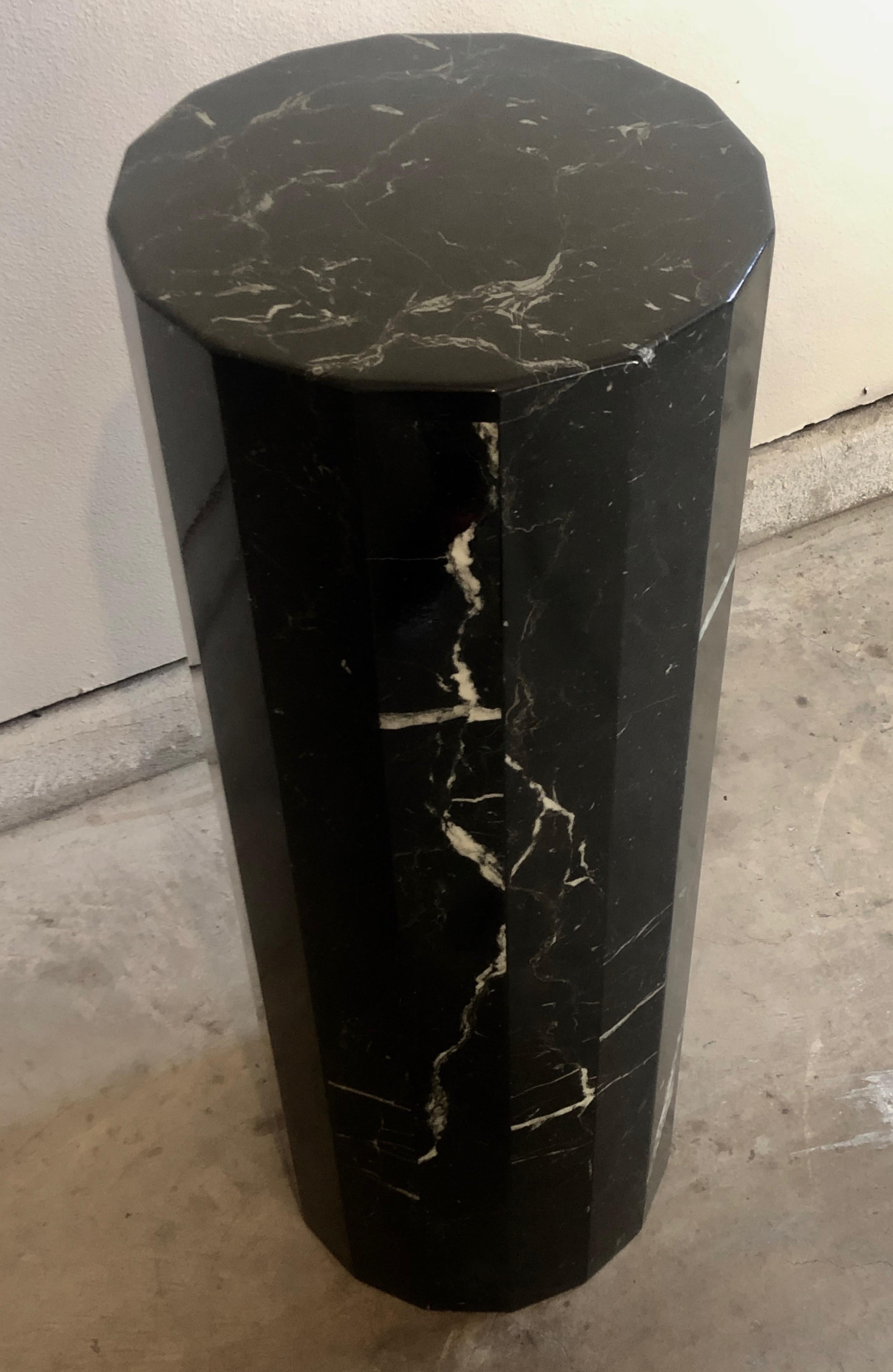 20th Century Tall Marble Pedestal