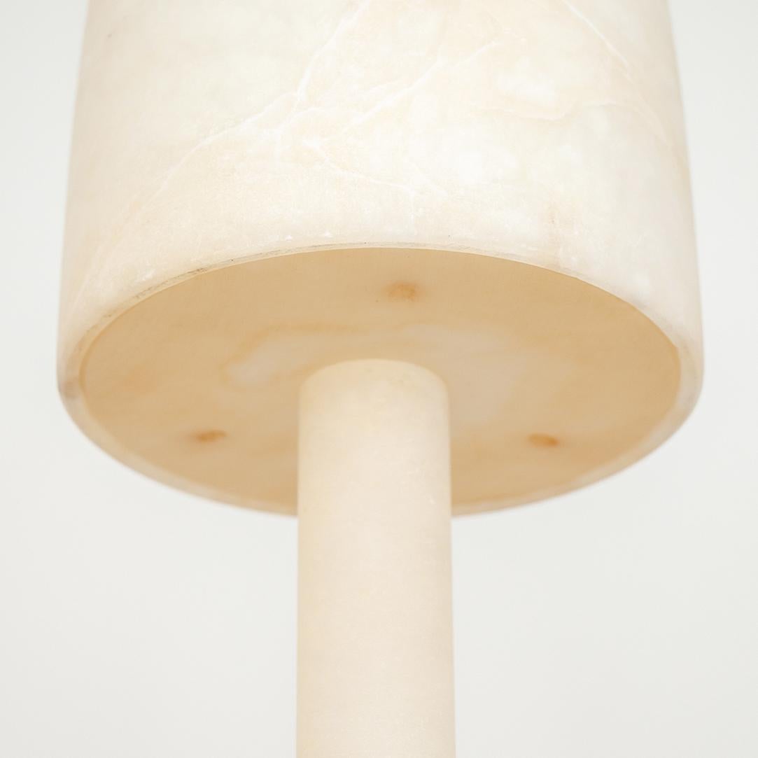 20th Century Tall Marble Table Lamp
