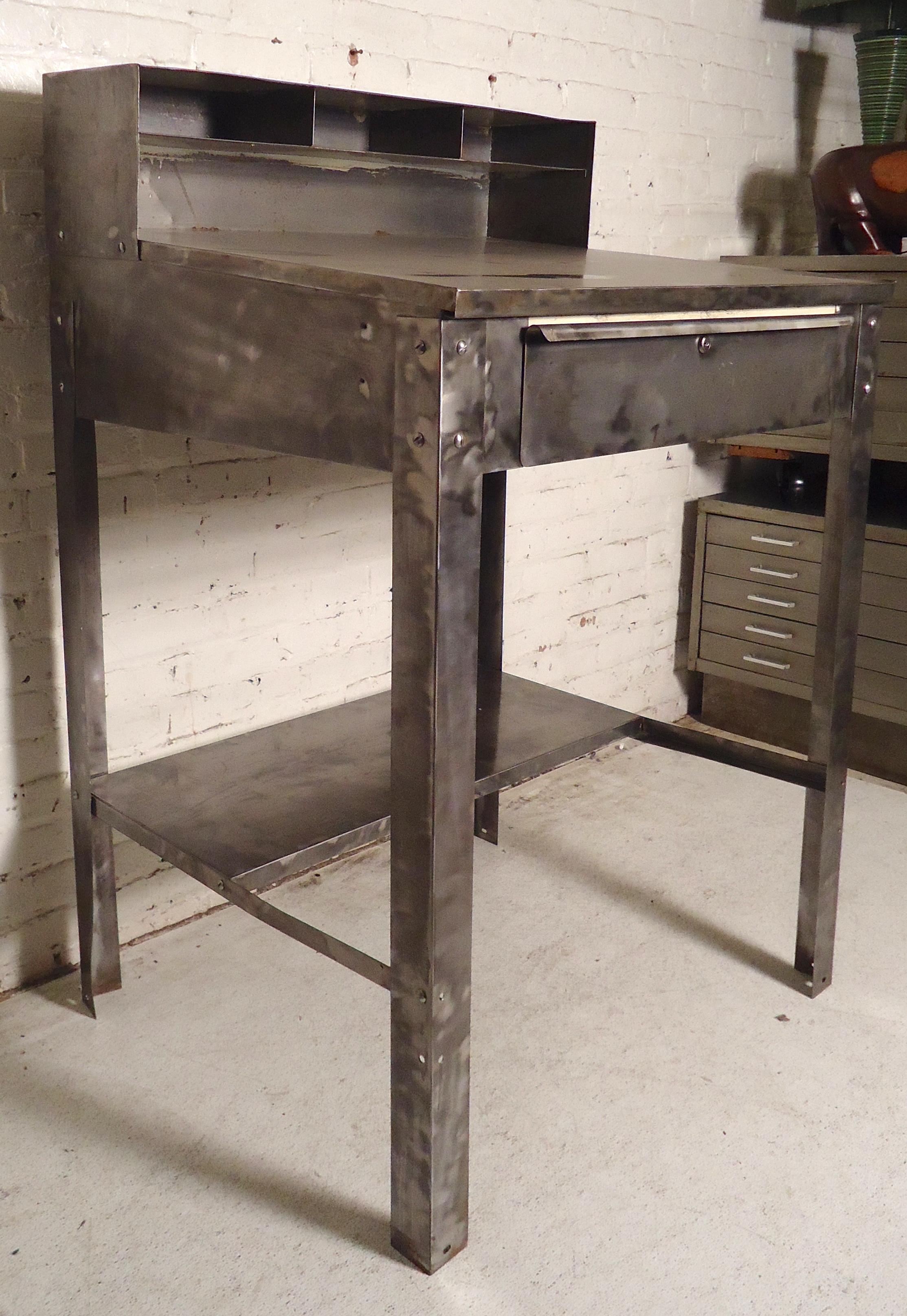 vintage metal drafting table