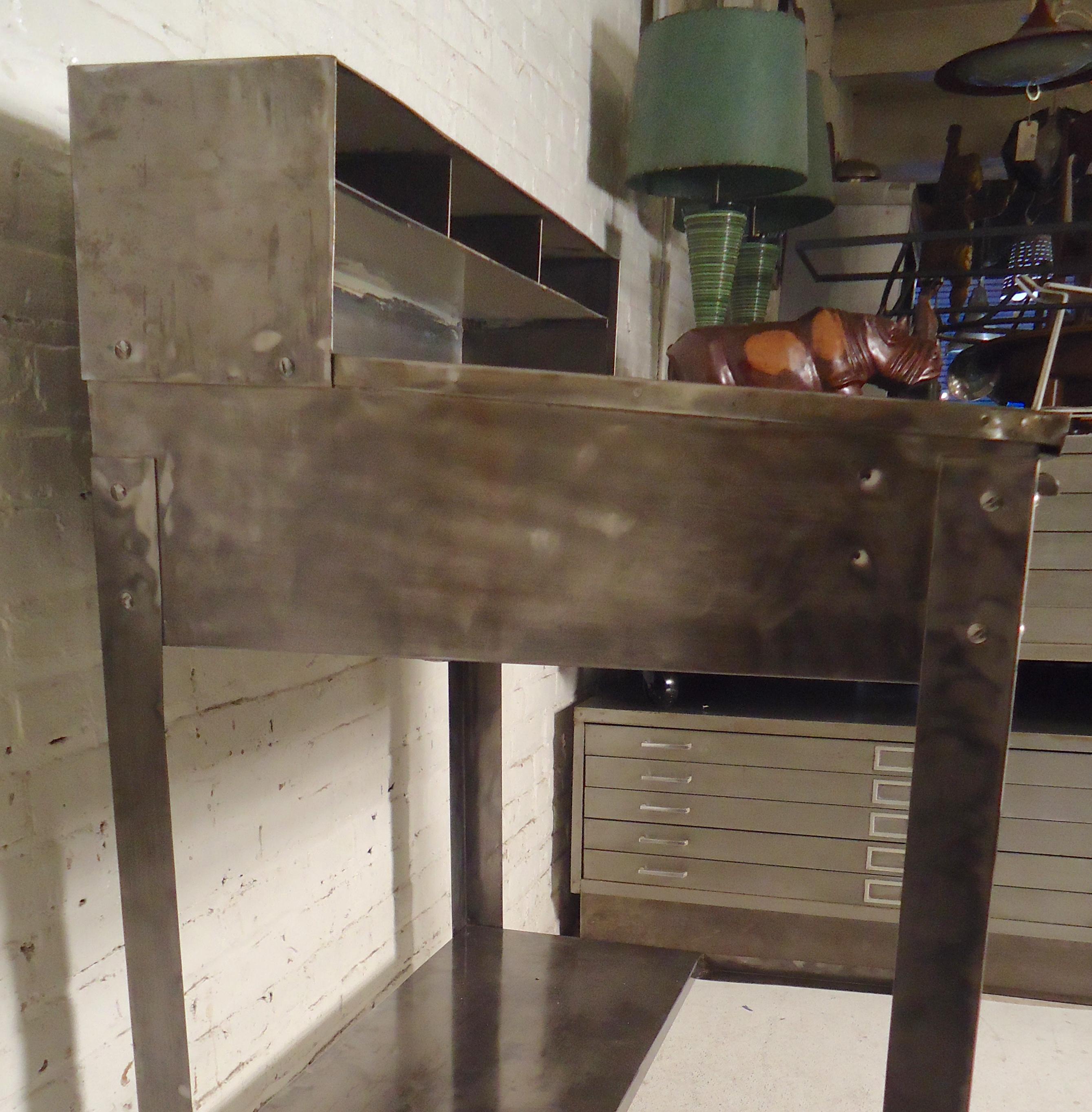 tall metal desk