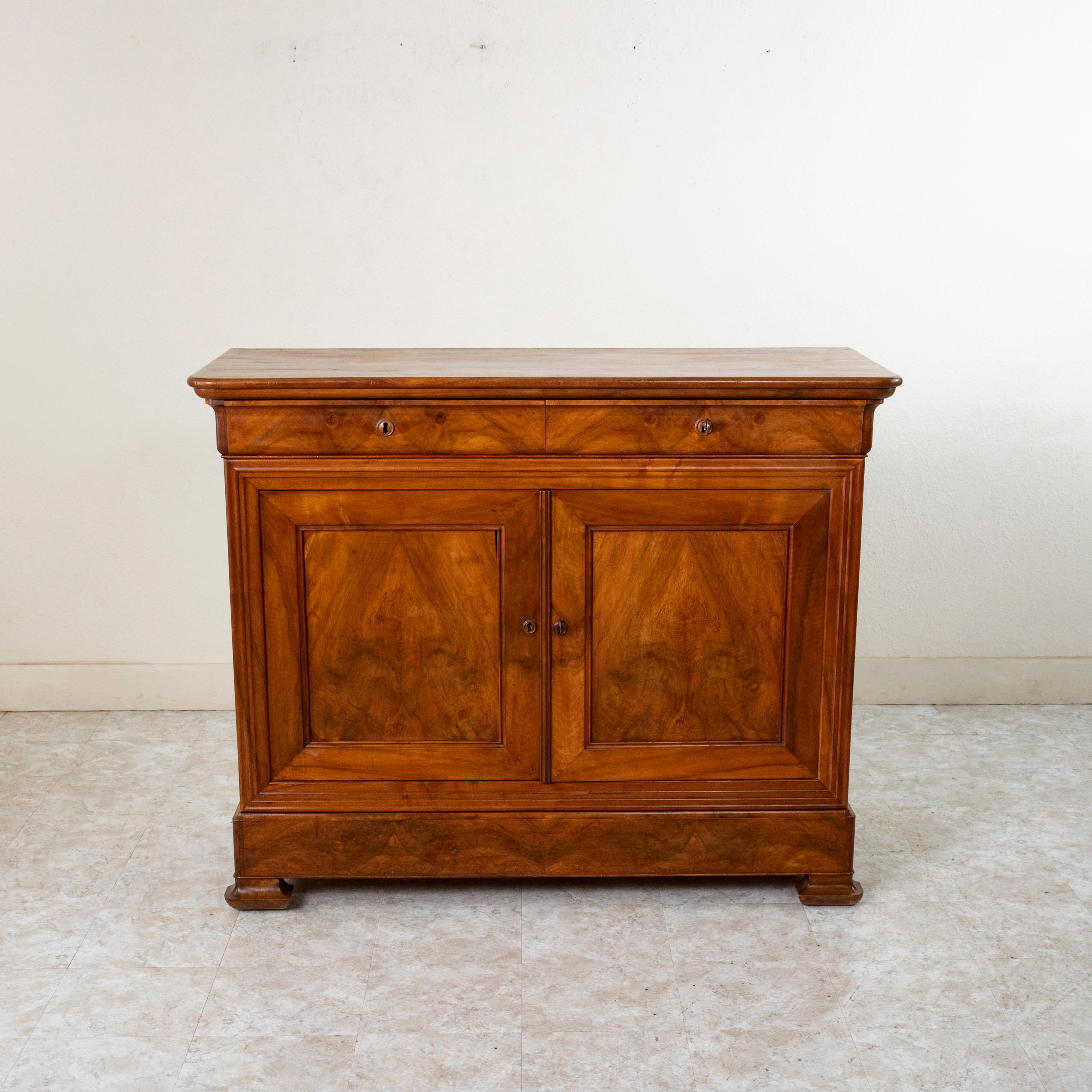 This Louis Philippe period buffet from the nineteenth century is known as a buffet d'appui in French which translates 