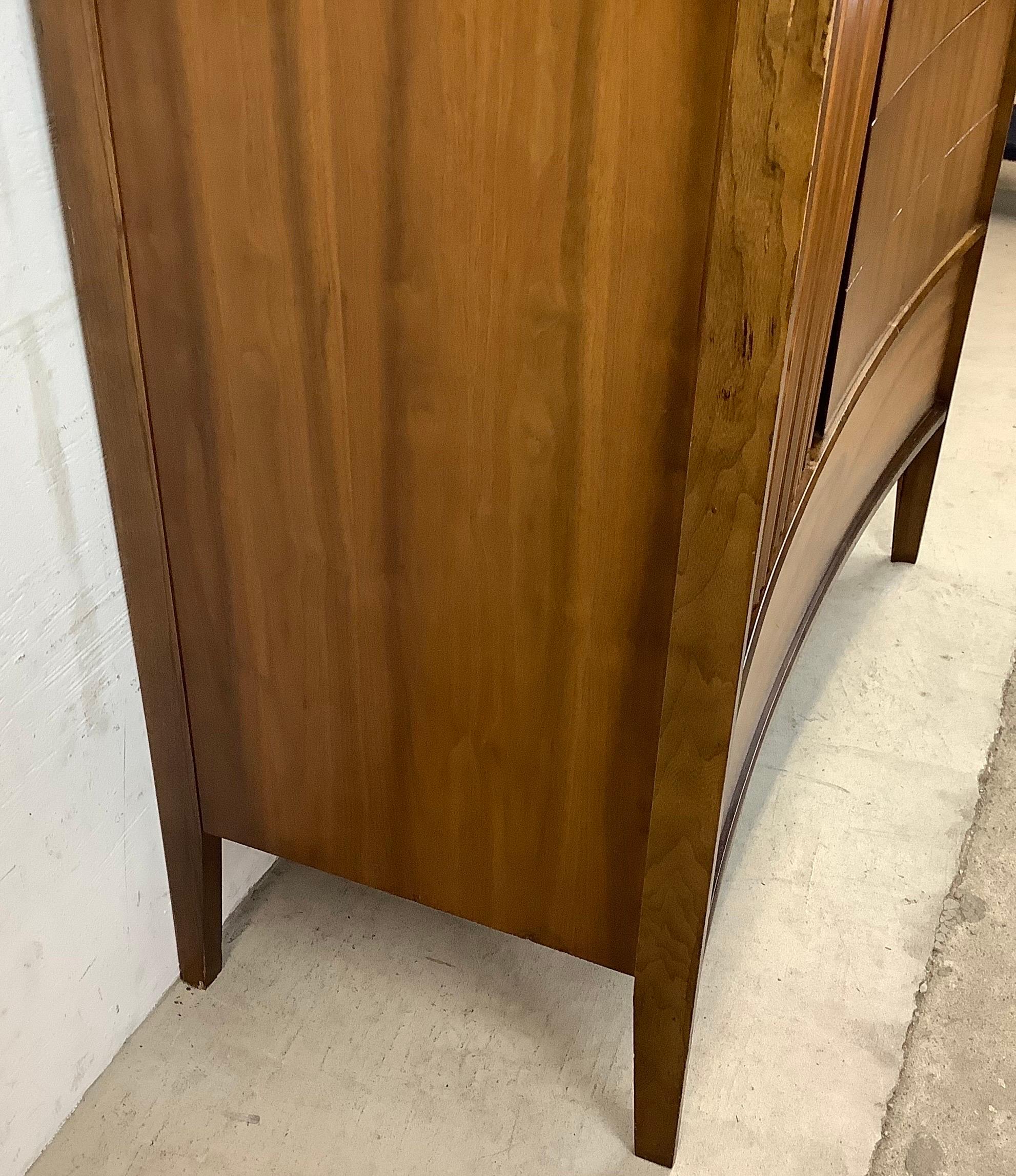 Wood Tall Mid-Century Bedroom Dresser by Unagusta