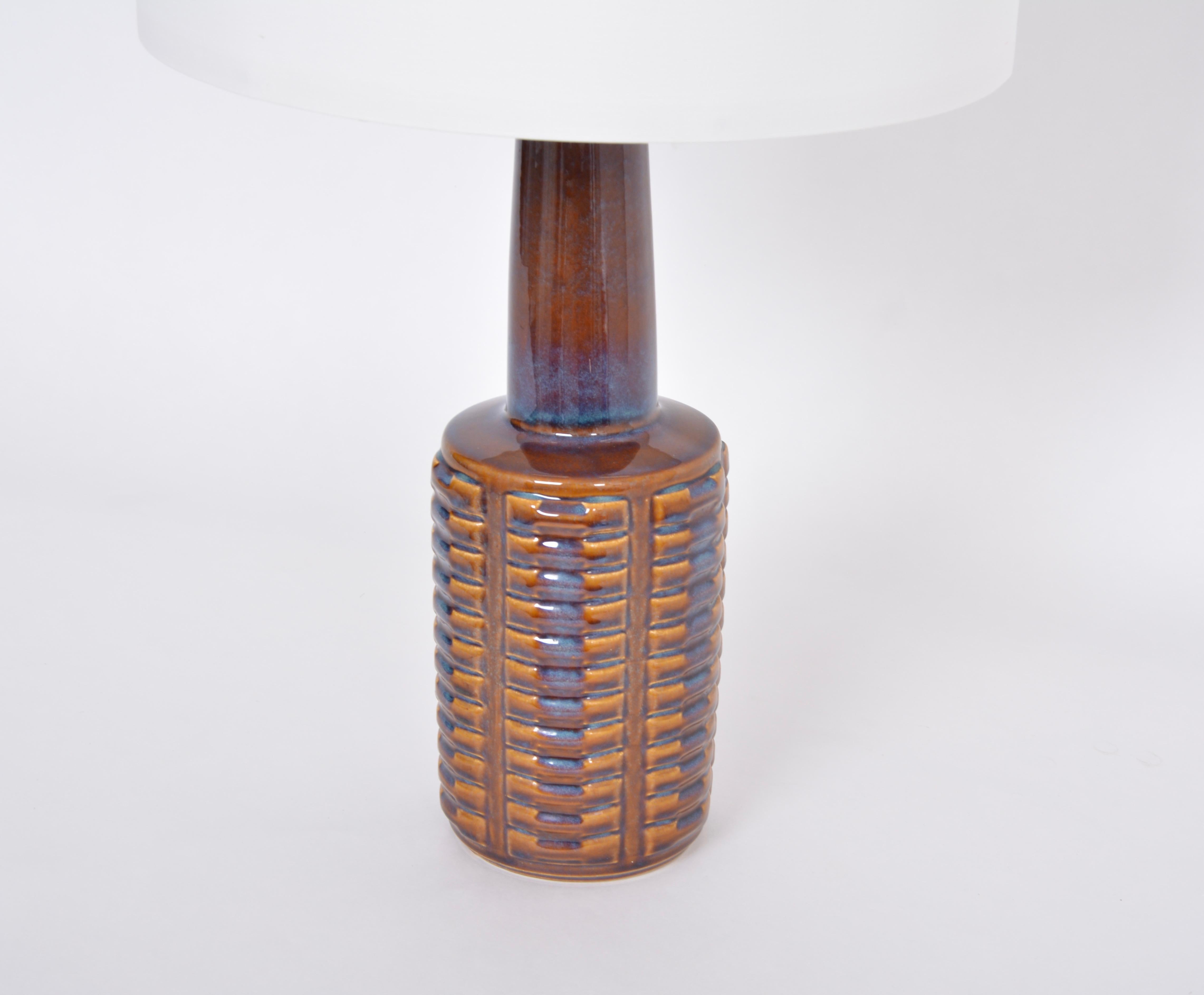 Mid-Century Modern Tall Midcentury Ceramic Table Lamp Model 1023 by Einar Johansen for Soholm For Sale