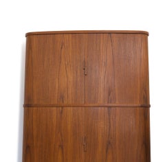 Tall Mid-century Corner Cabinet of Teak, Danish