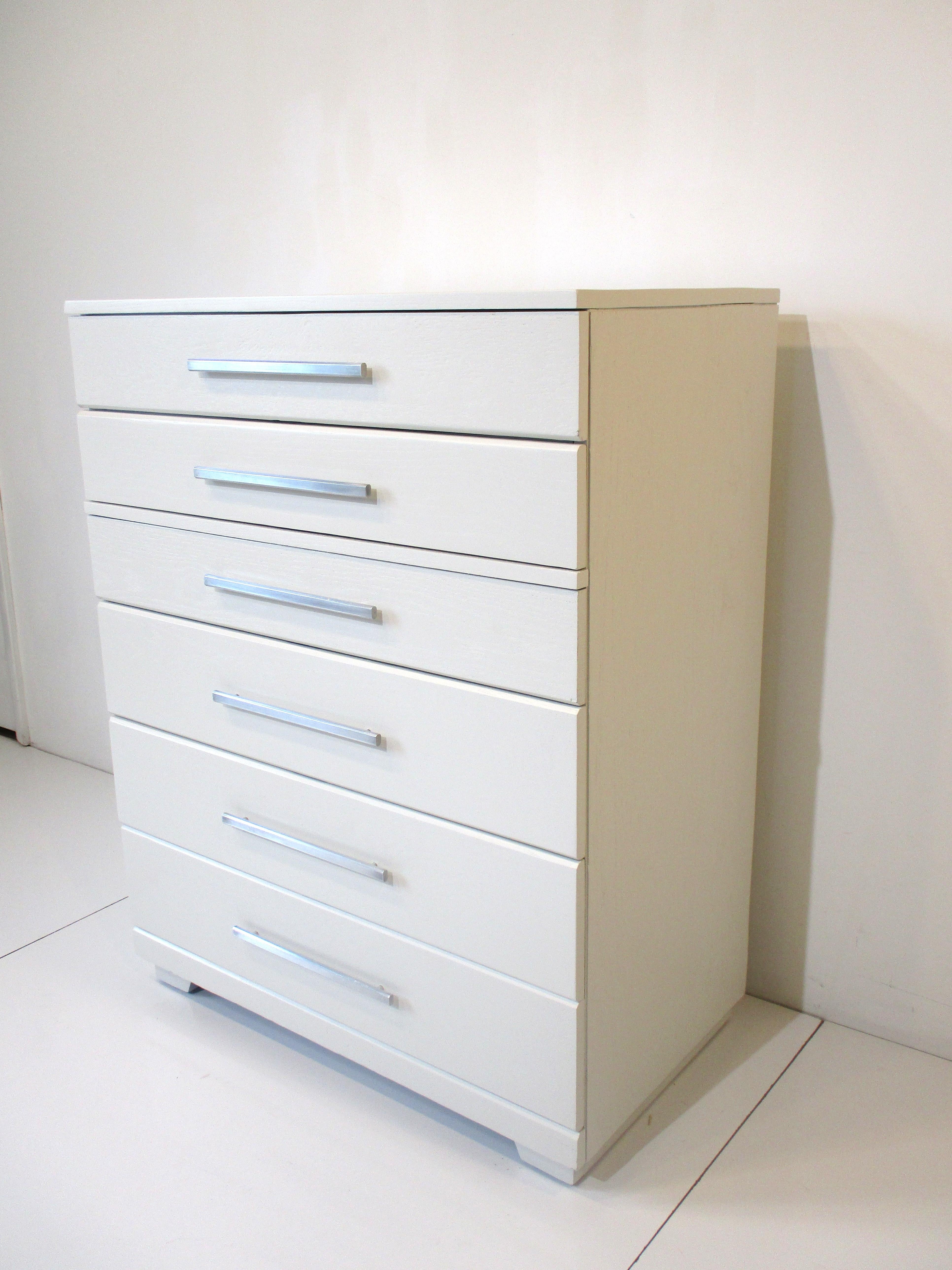 Tall Mid Century Dresser by Raymond Loewy for Mengel For Sale at 1stDibs