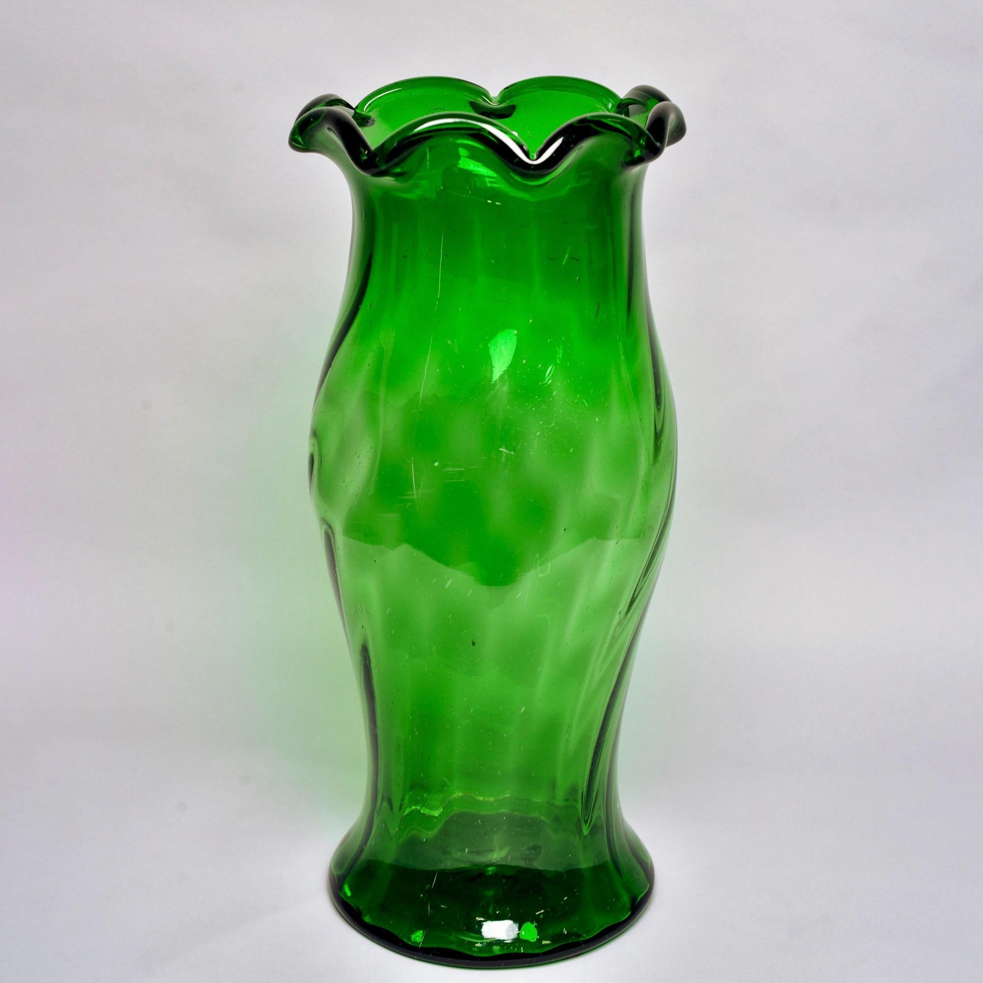 large glass vase