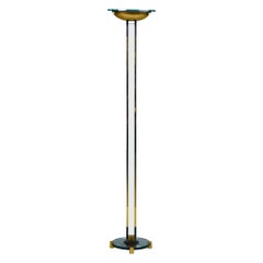 Grand lampadaire chromé mi-siècle Fontana Arte