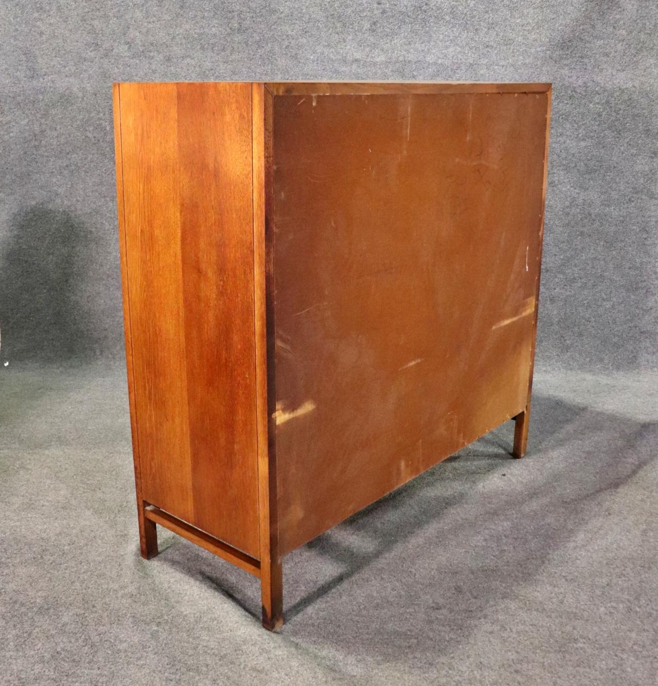 Tall Mid-Century Gentleman's Chest For Sale 4