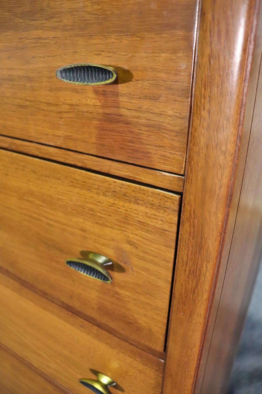 Tall Mid-Century Gentleman's Chest For Sale 1