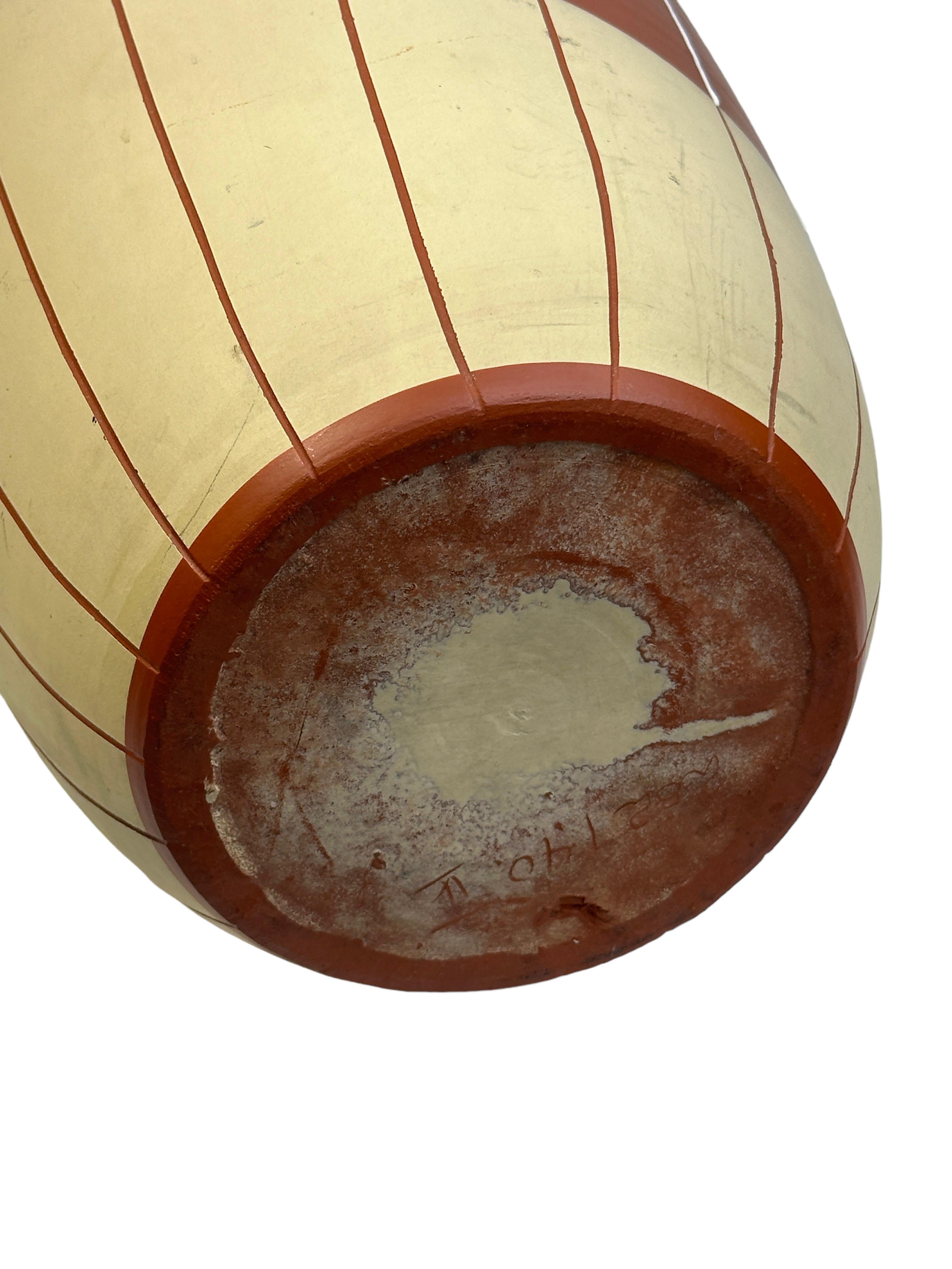 italien Grand vase de sol en céramique de poterie allemande du milieu du siècle, vintage des années 1950 en vente