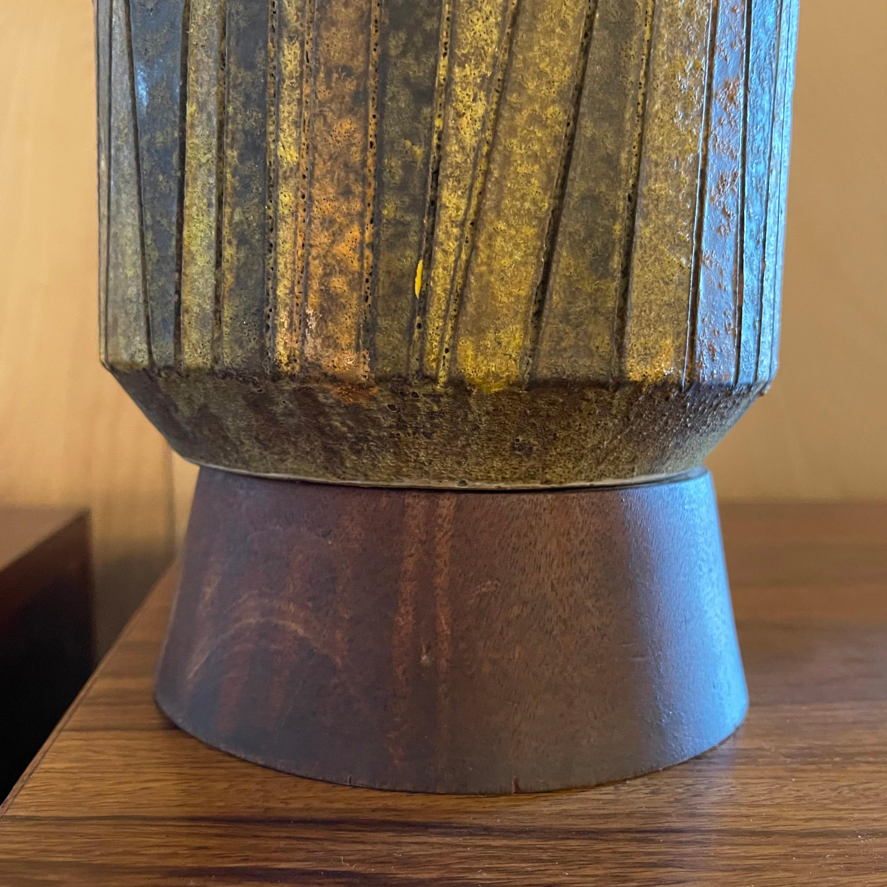 Tall Mid-Century Modern Art Pottery Table Lamp 4
