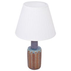 Tall Mid-Century Modern Ceramic table lamp by Einar Johansen for Soholm