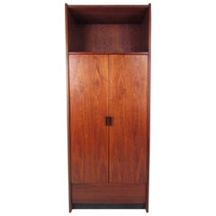 Tall Mid-Century Modern Walnut Armoire