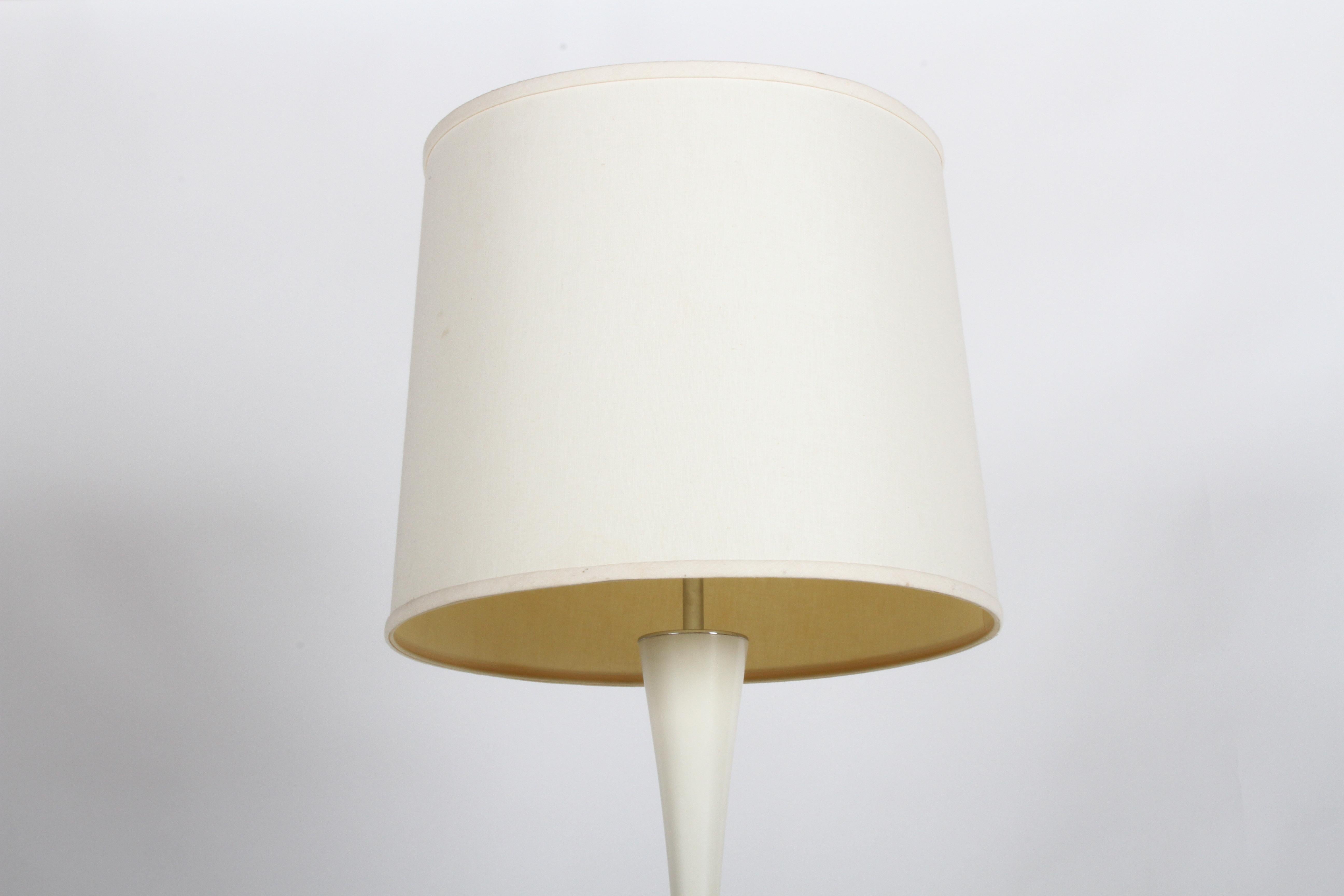 tall white lamps