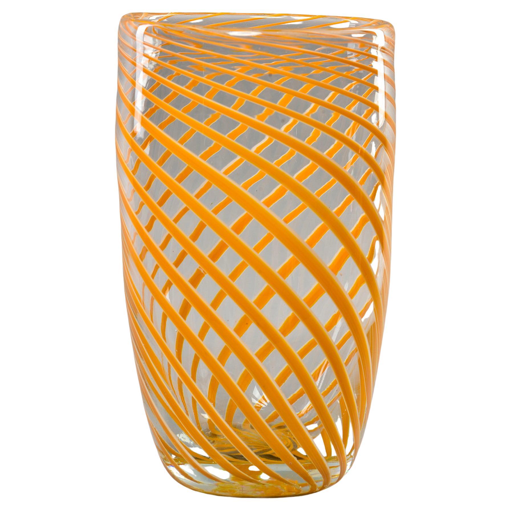 Mid Century Modern Orange Details about   $545 Global Views  Vase 