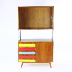 Tall Mid-Century Sideboard, Czechoslovakia, 1960s