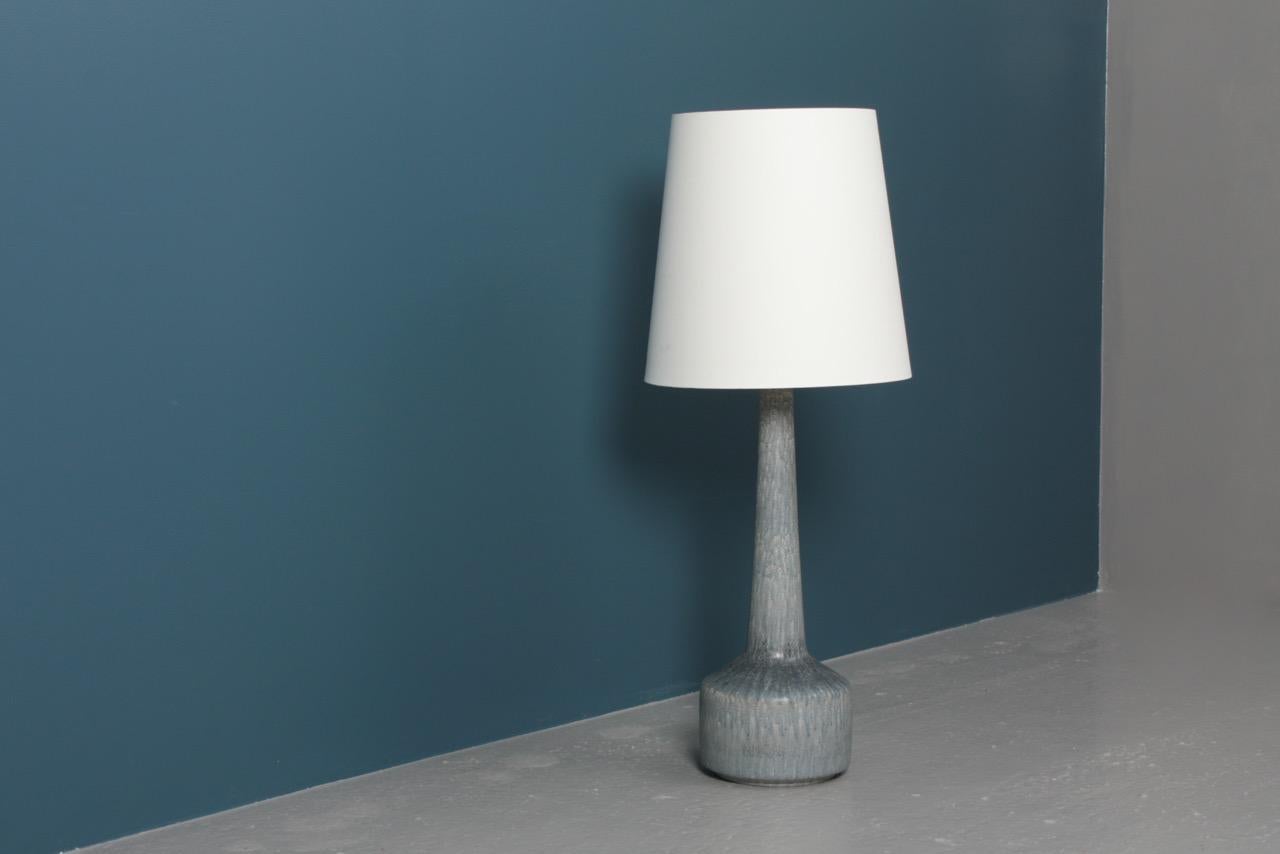 Scandinavian Modern Tall Midcentury Table Lamp by Per Linnemann Schmidt for Palshus Ceramic