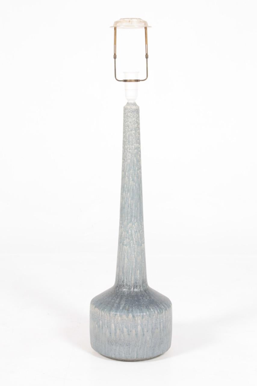 Tall Midcentury Table Lamp by Per Linnemann Schmidt for Palshus Ceramic 1