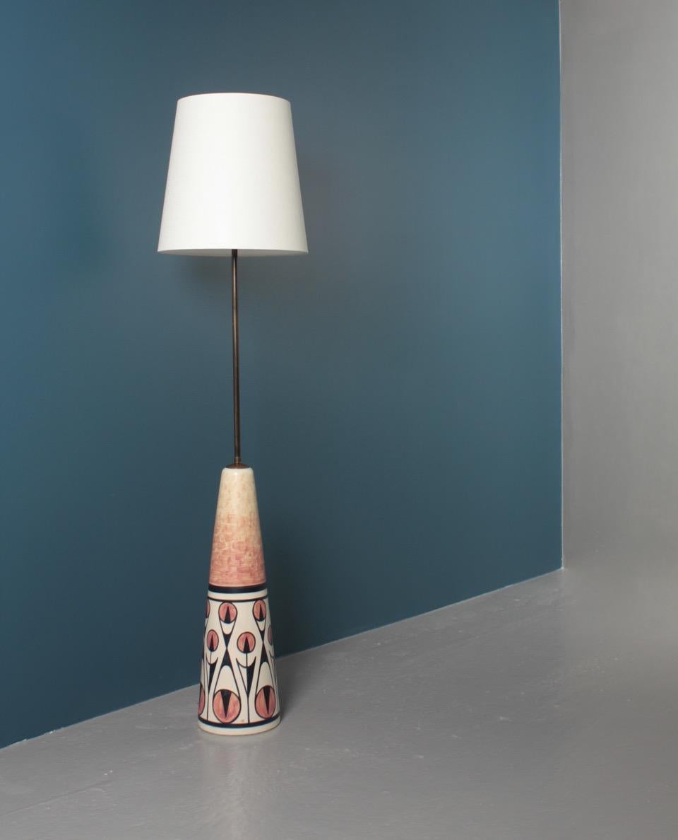 tall ceramic floor lamps