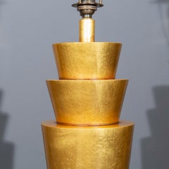 Gold Leaf Table Lamp