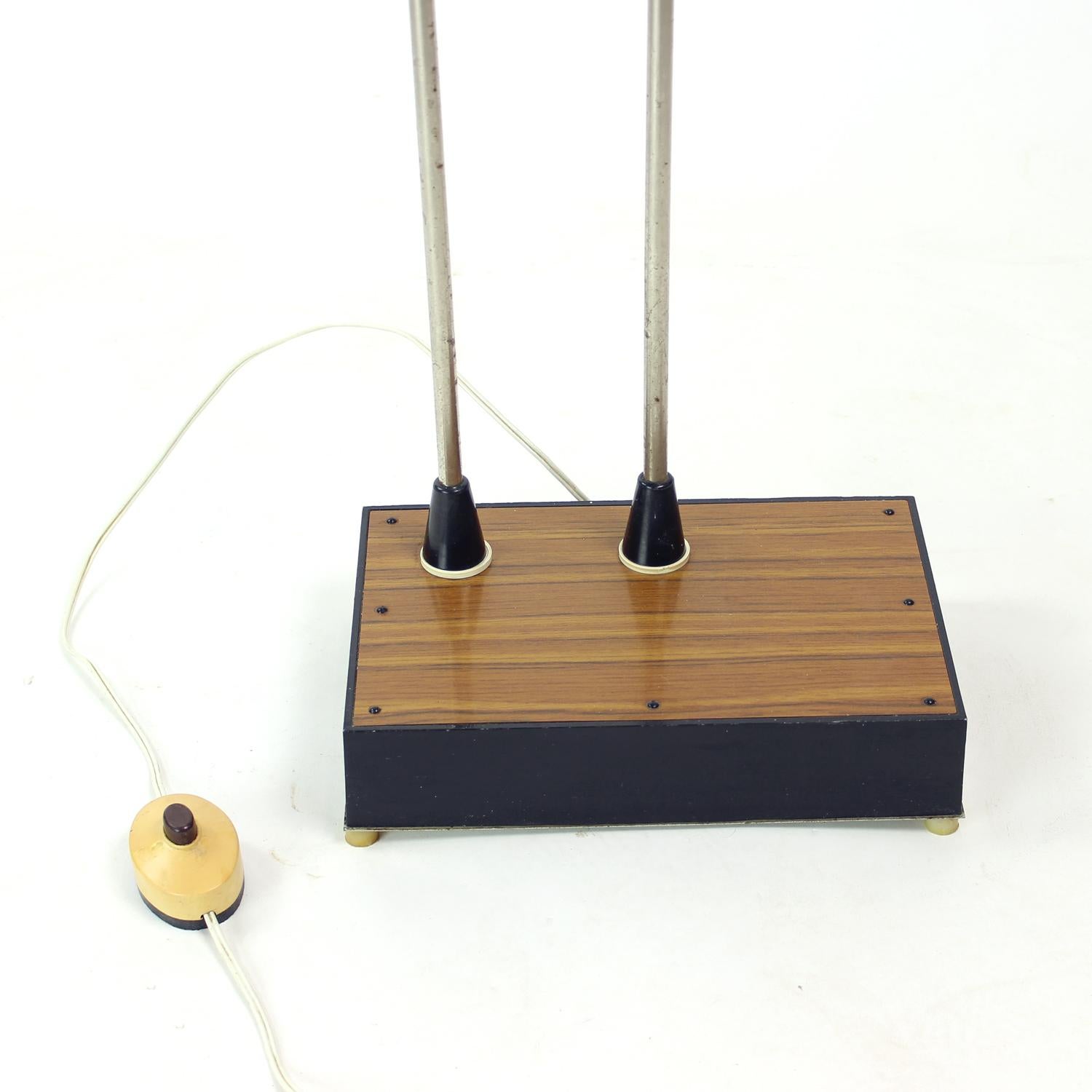 Tall Midcentury Freestanding Light With Neon Lights, Soviet Russian Circa 1960s 4