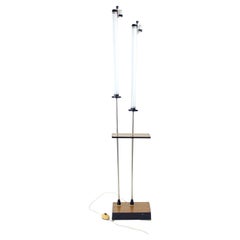 Used Tall Midcentury Freestanding Light With Neon Lights, Soviet Russian Circa 1960s