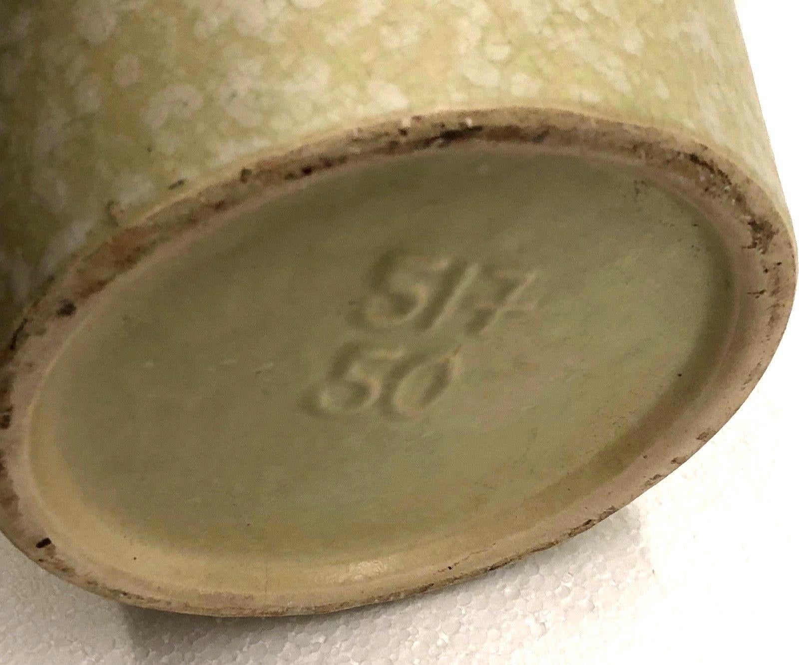 Metà XX secolo Portaombrelli da terra alto in ceramica tedesca del Midcentury di Scheurich in vendita