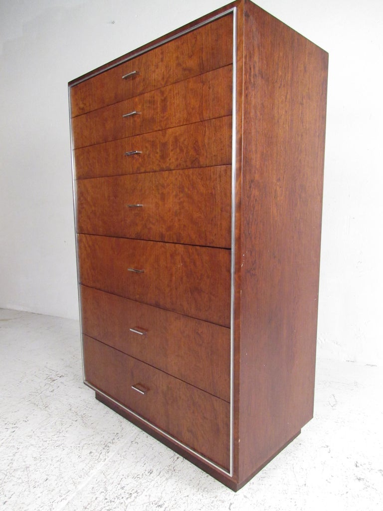 Tall Midcentury Highboy Dresser By John Stuart Inc For Sale At 1stdibs