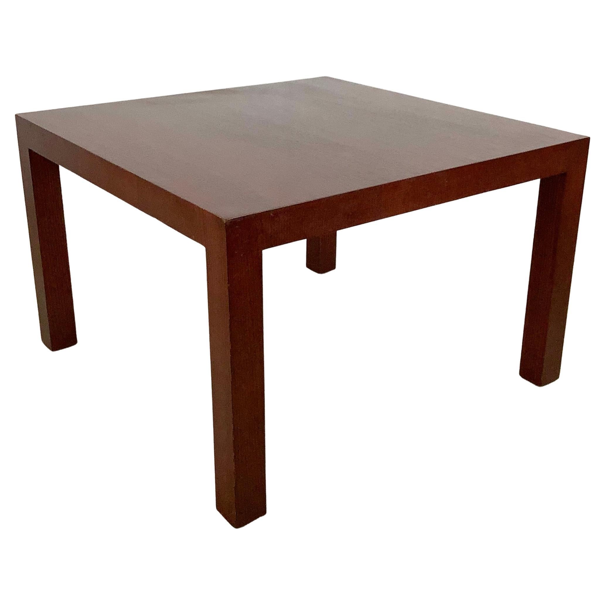 Grande table d'appoint carrée moderne de Knoll en vente