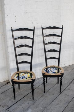 Tall Mosaiced Chairs by Hillsideout