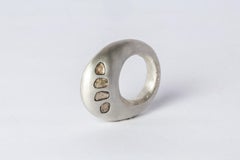 Tall Mountain Ring (0.8 CT, 8 Diamond Slabs, MA+DIA)