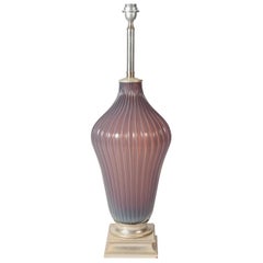 Tall Murano Glass Lamp