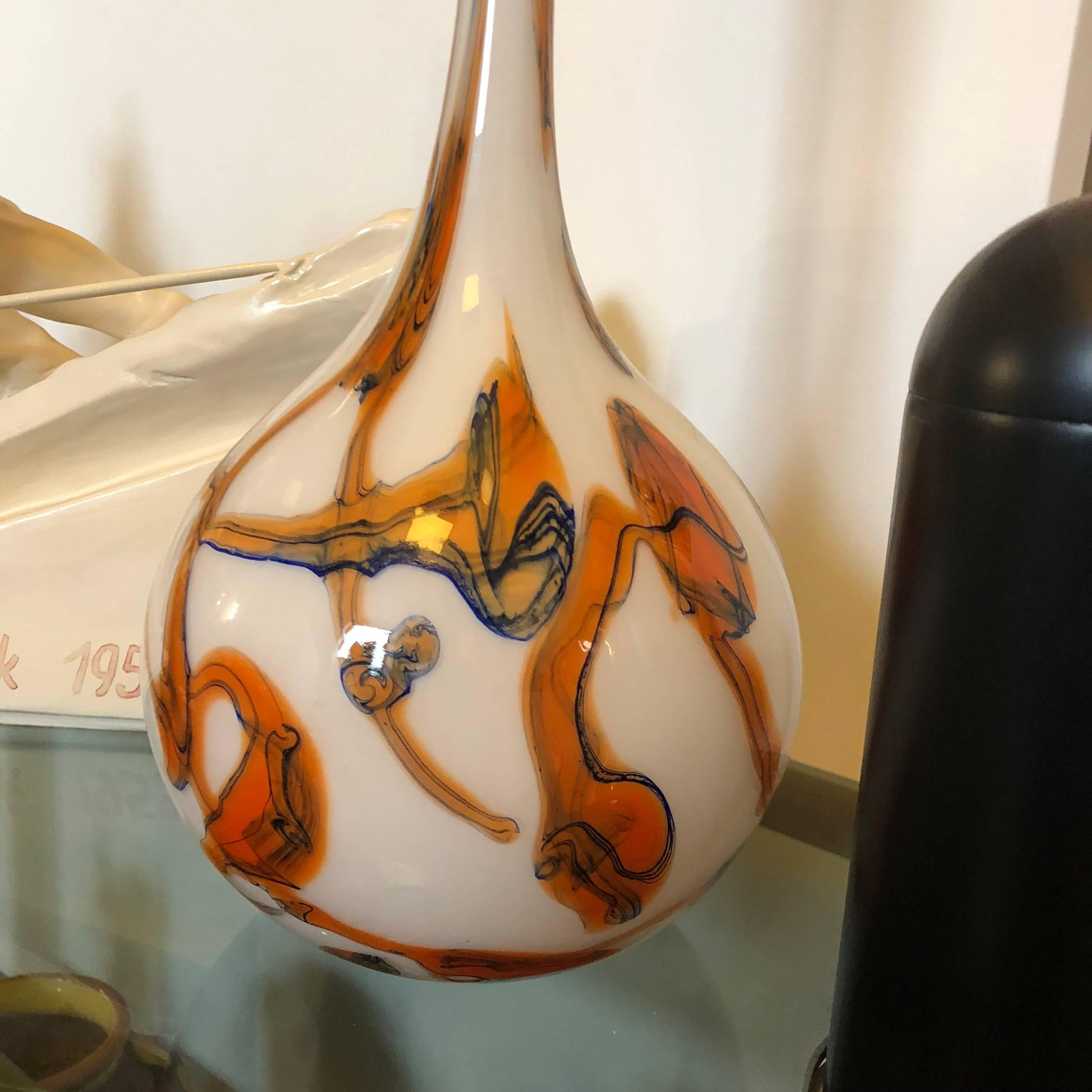 Tall Murano Glass Vase, circa 1970 5