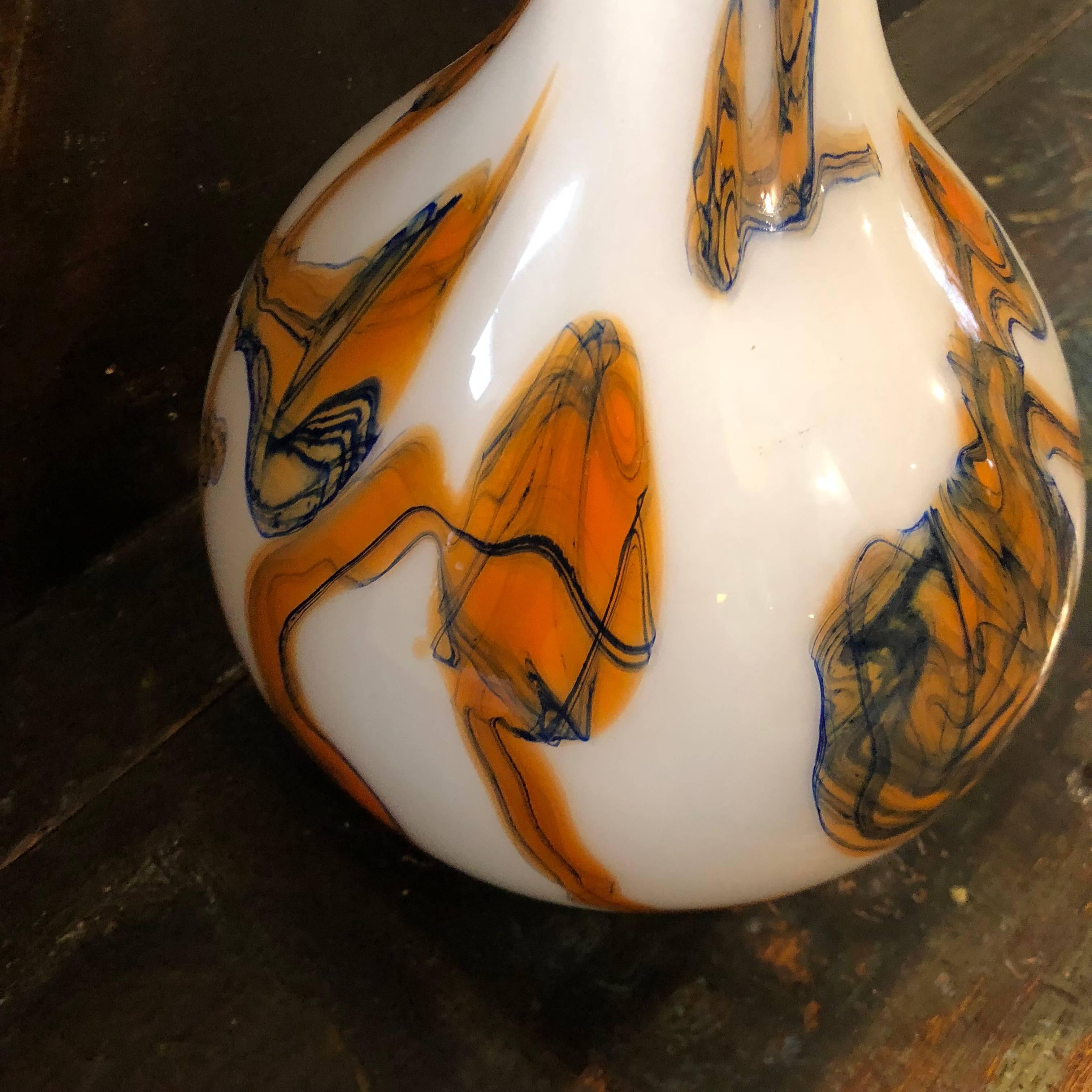 20th Century Tall Murano Glass Vase, circa 1970