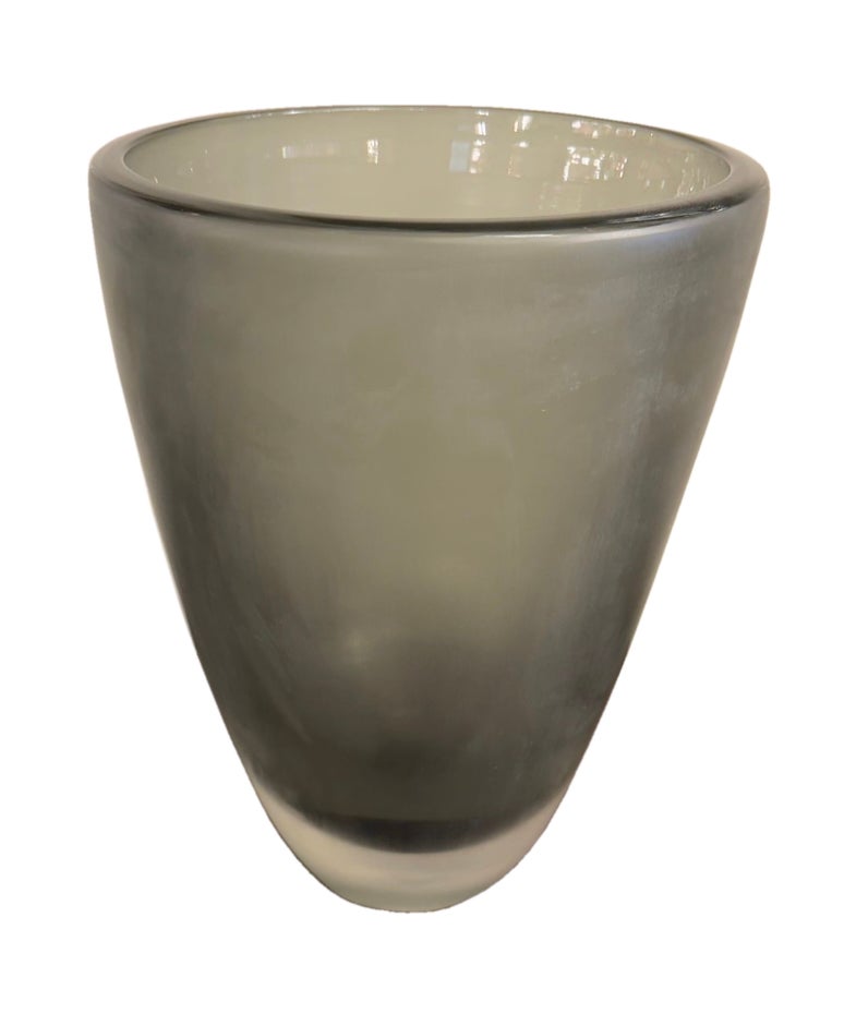 Vaso alto in vetro di Murano in vendita