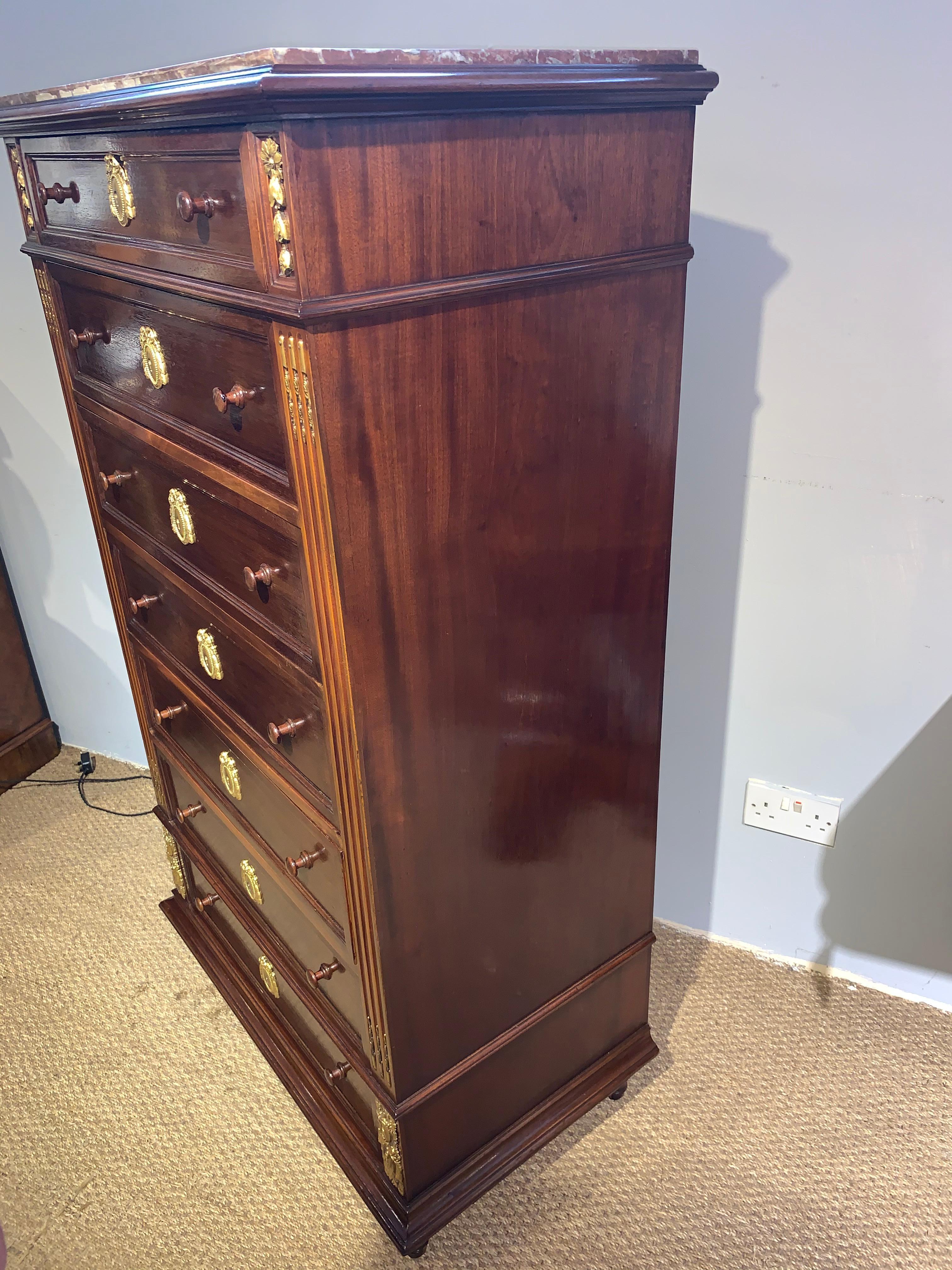 Tall Narrow Chest of Drawers For Sale 2