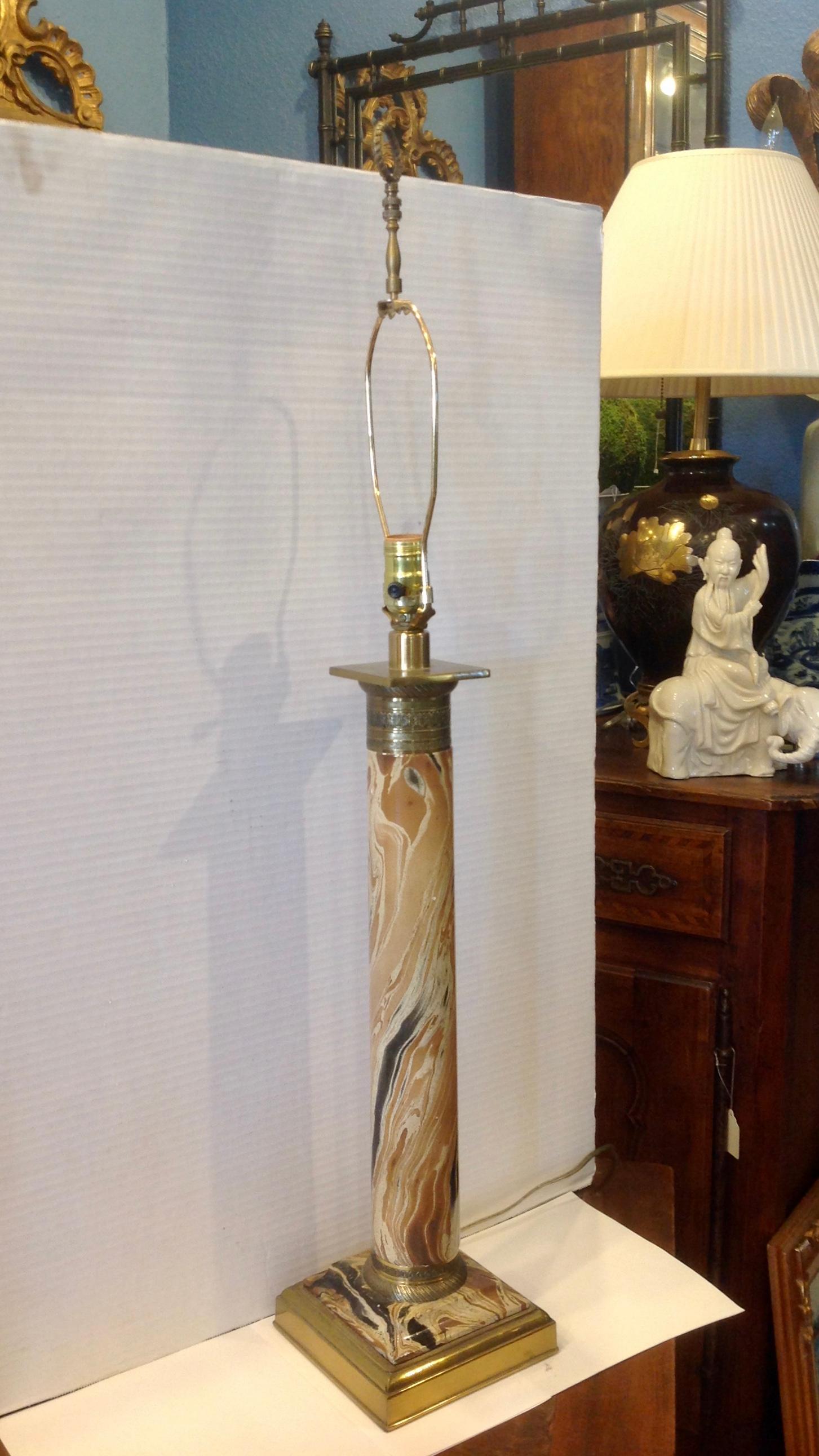 Italian Tall Neoclassic Lamp