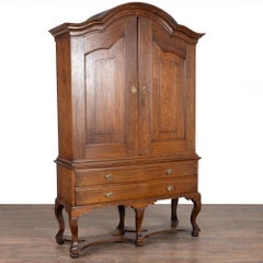 Tall Oak Cabinet, Sweden circa 1800