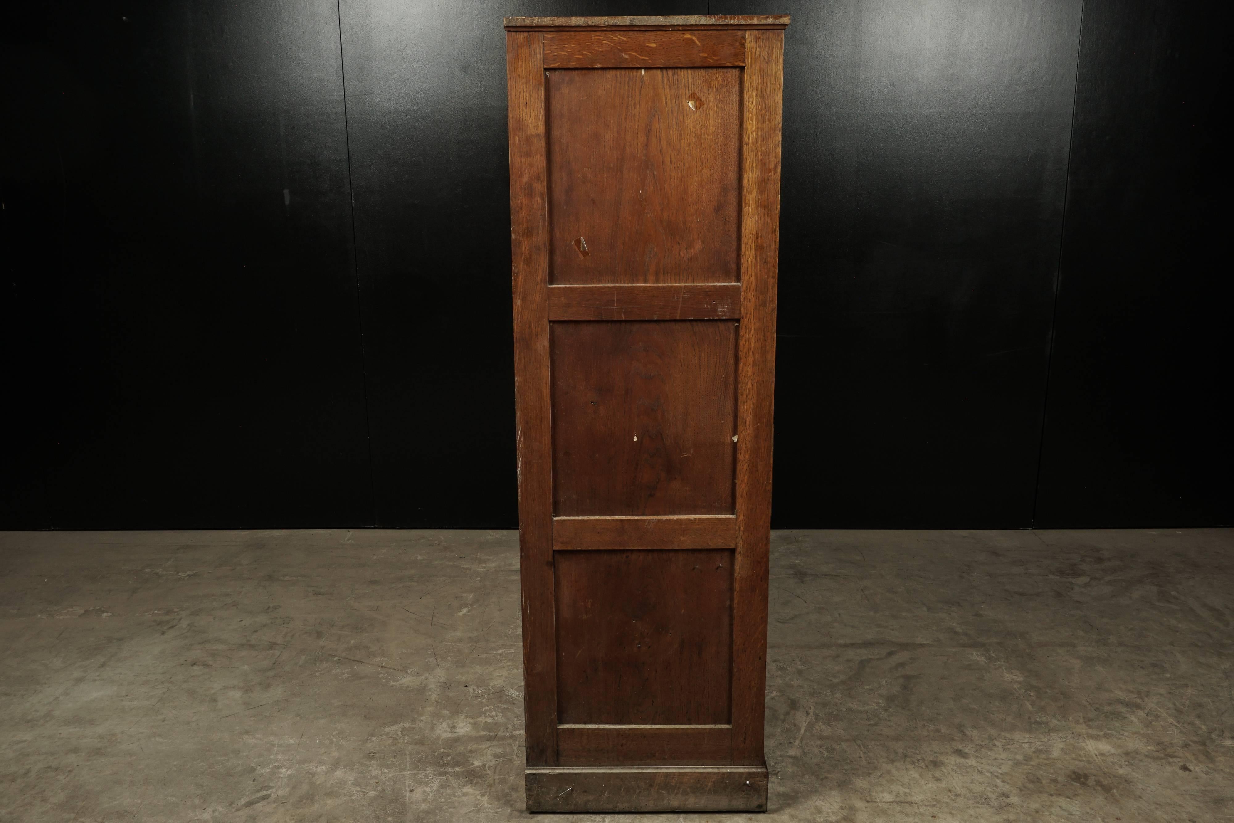 Mid-20th Century Tall Oak Chest of Drawers from France, circa 1940