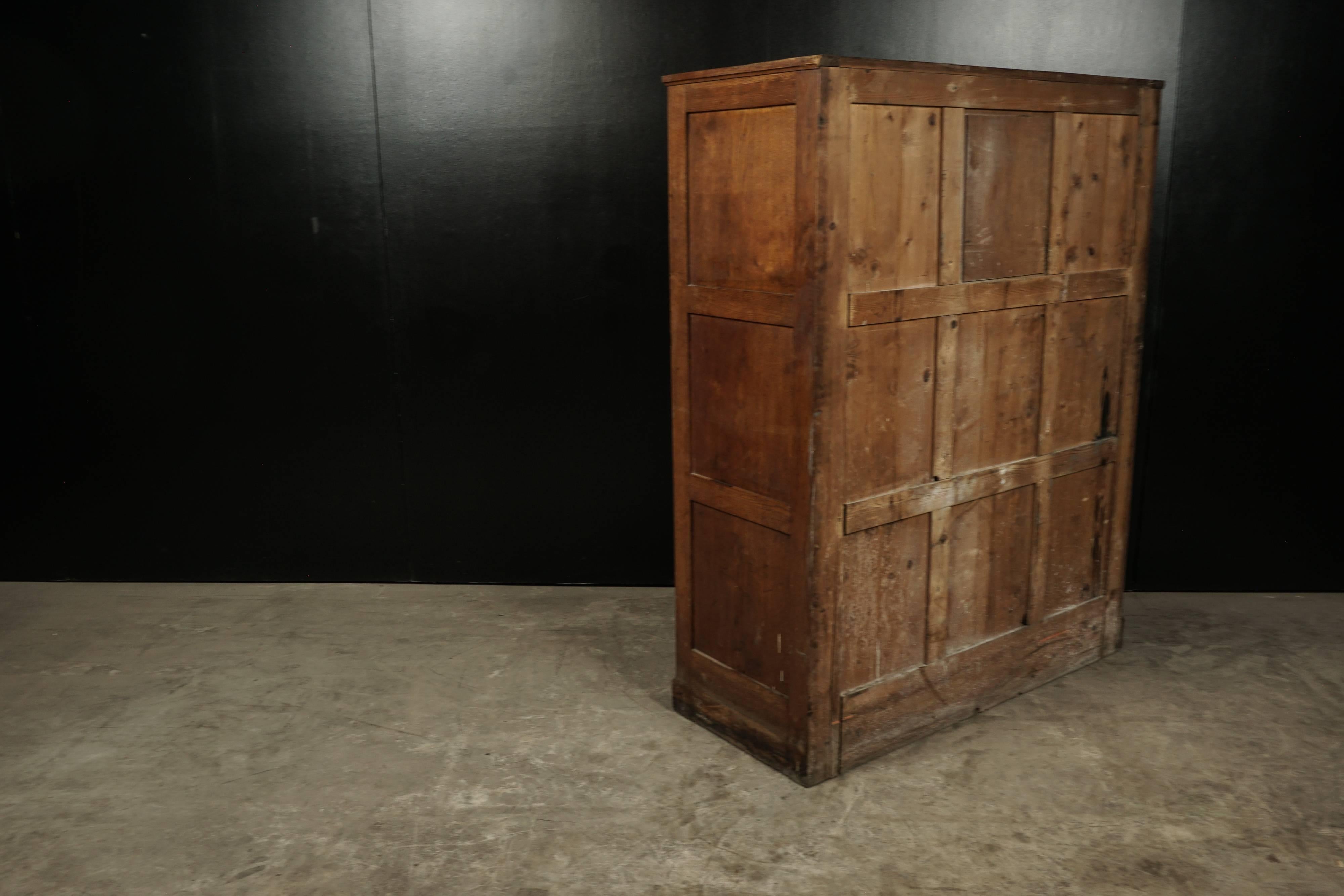 Tall Oak Chest of Drawers from France, circa 1940 2