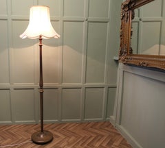 Tall Oak Floor Lamp, Standard Lamp