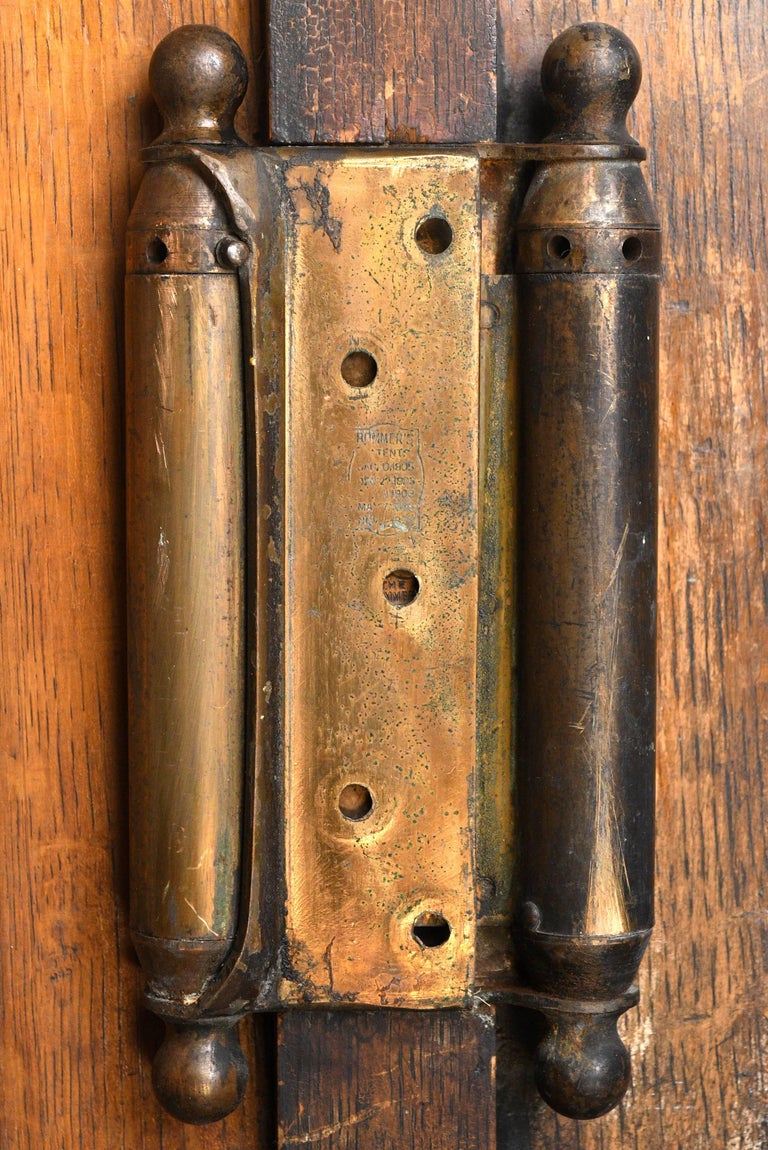 Tall Oak Gothic Double Swinging Doors