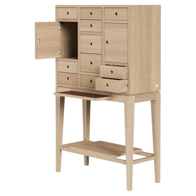 Tall Oak Sideboard For Sale at 1stDibs