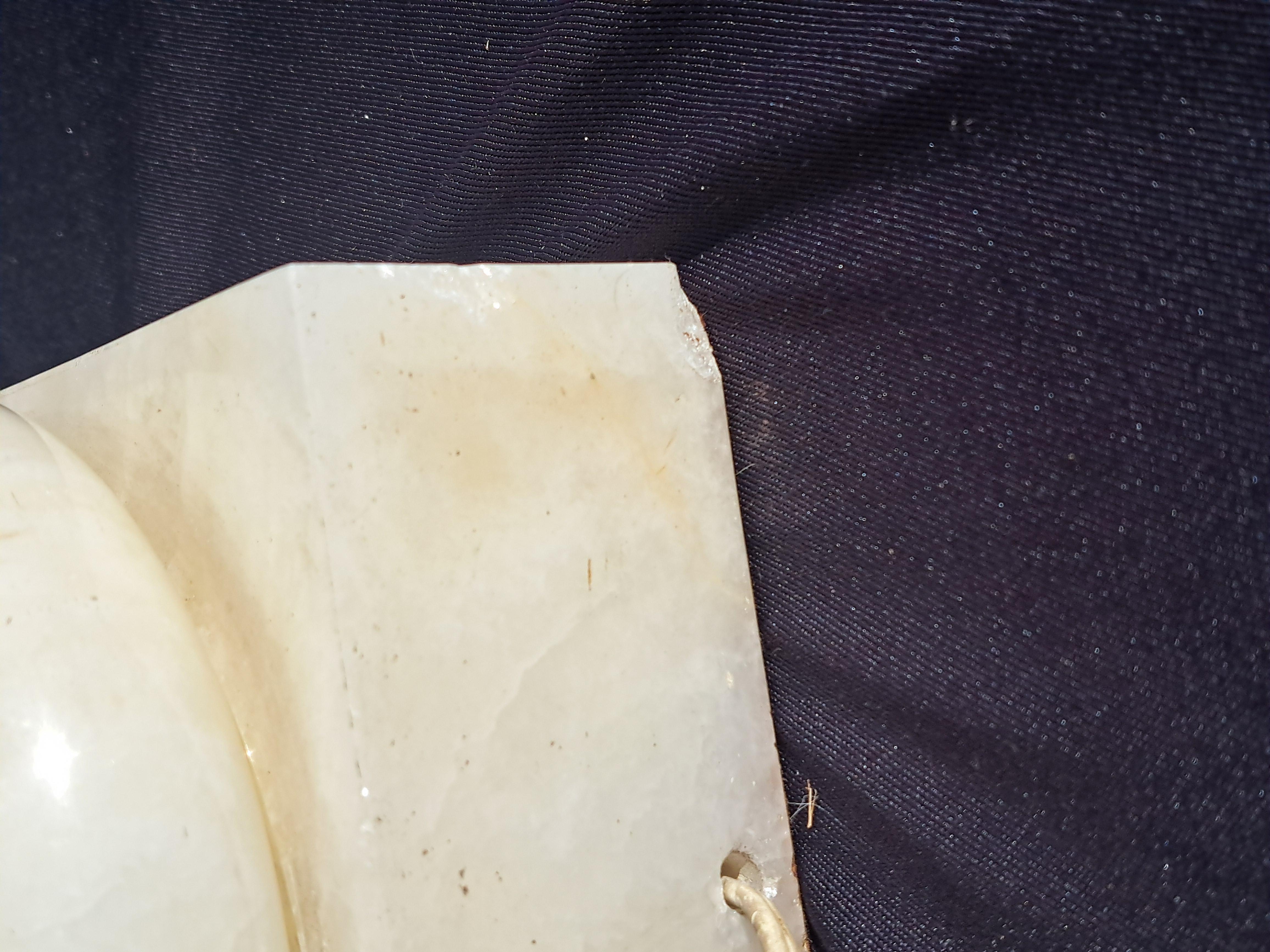 Coppia di lampade alte in onice/labastro in vendita 8