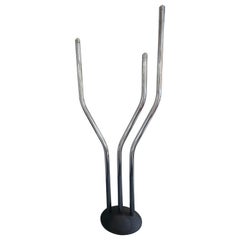Tall Organ Modular Tube Metal Chrome Floor Lamp by Reggiani, Italy, 1970s