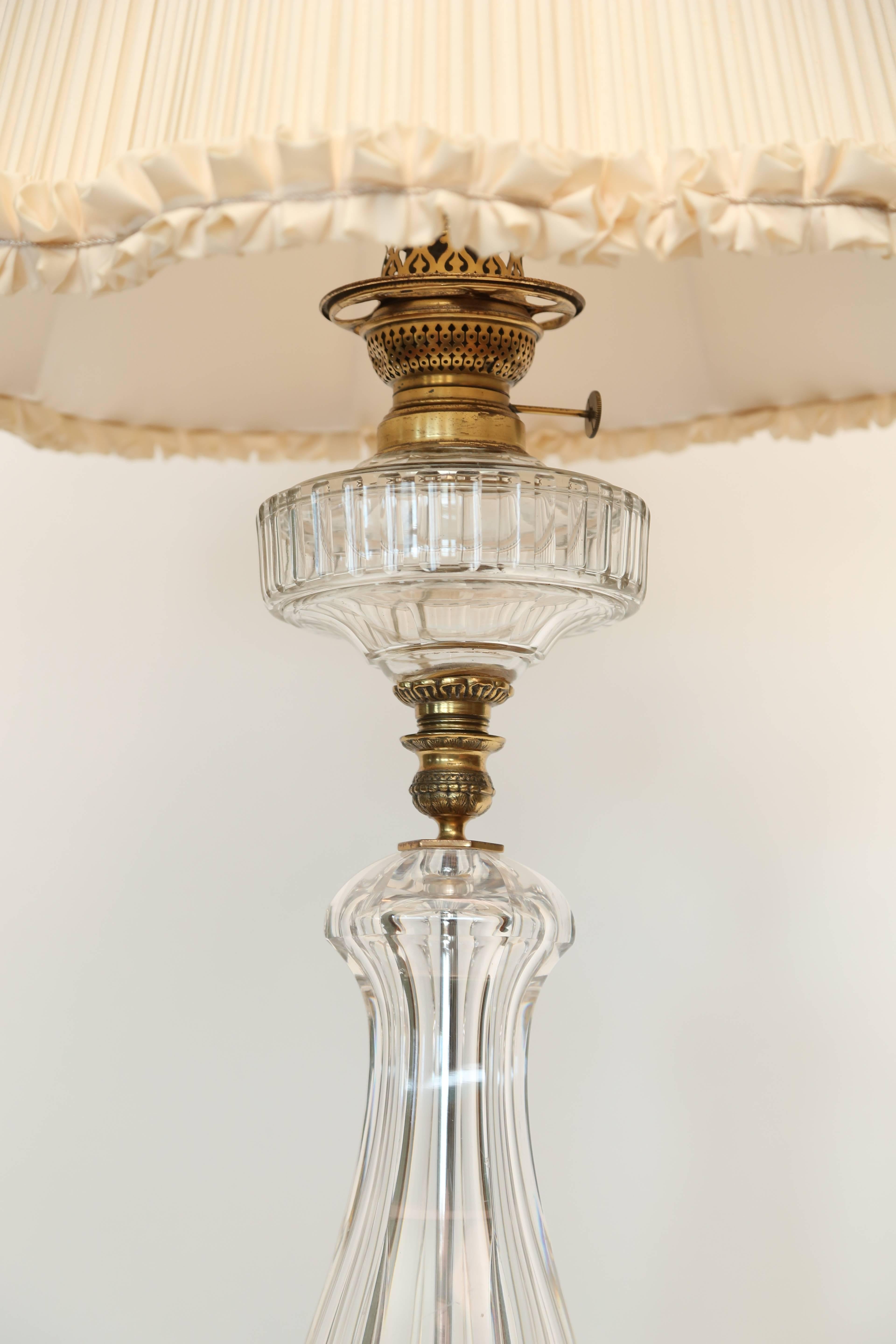 cut glass lamps for sale