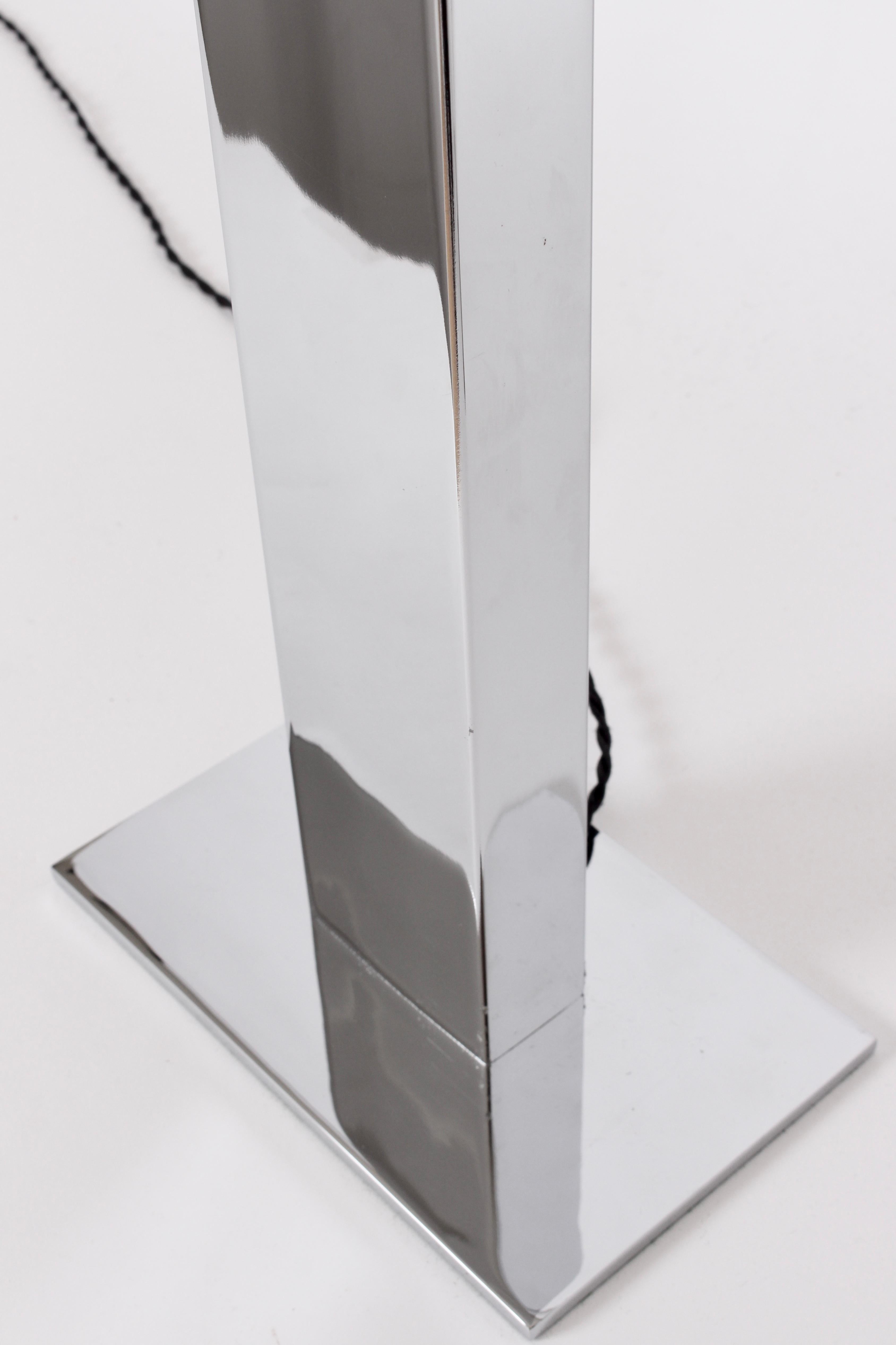 Monumental Pair George Kovacs Chromed Steel 