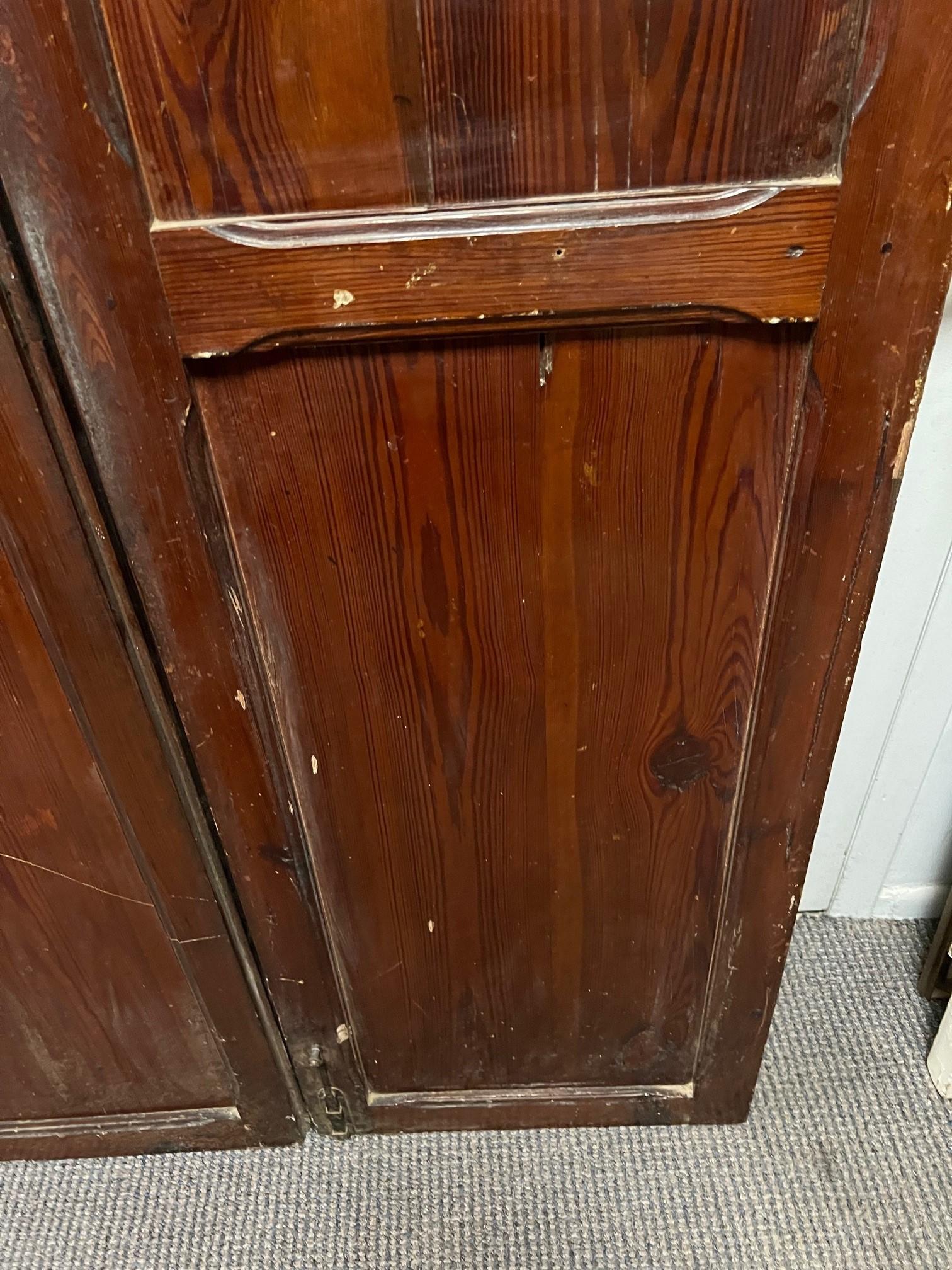 Tall Pair of Wood Interior Doors from Europe For Sale 8